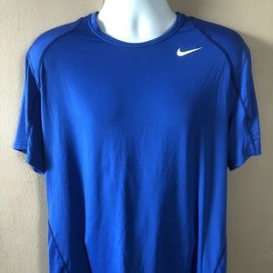 Mens Nike Pro Fitted Shirt XL Dri Fit Short Sleeve